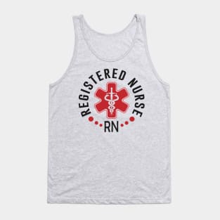 Vintage Registered Nurse RN Nursing Nurse Day and Nurse Week Tank Top